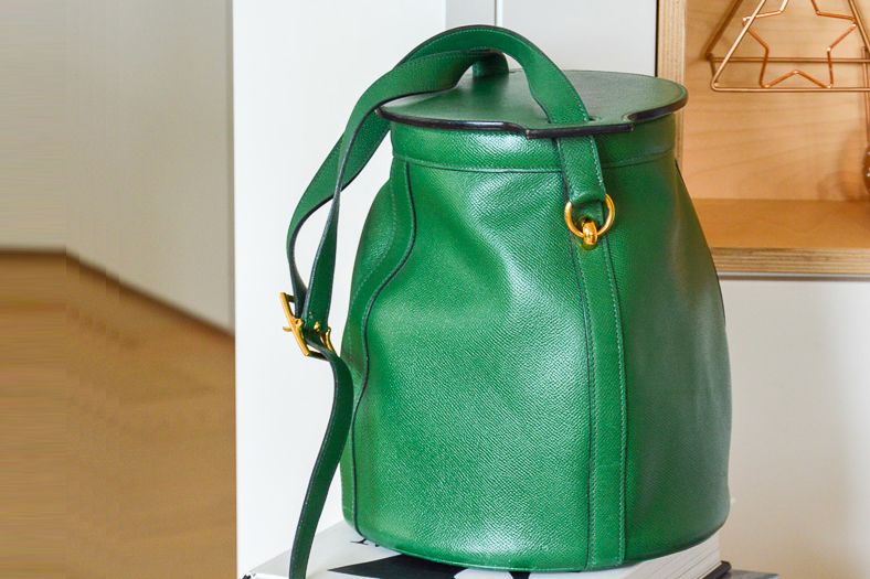 sac seau vert